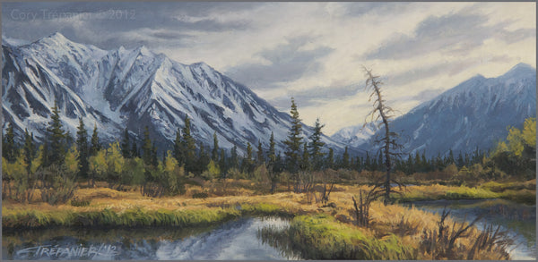 Edge Of Kluane (larger painting from study)