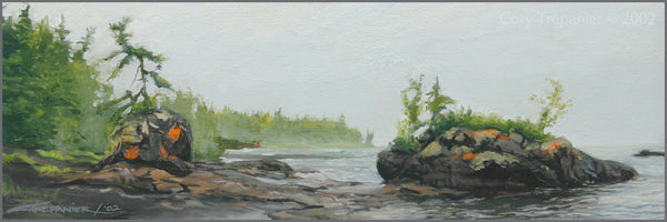 Porphyry Island (larger painting from study)