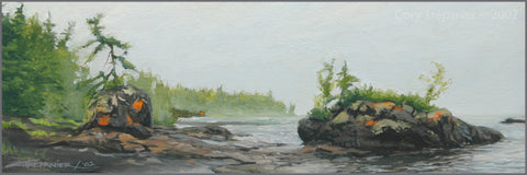 Porphyry Island (larger painting from study)
