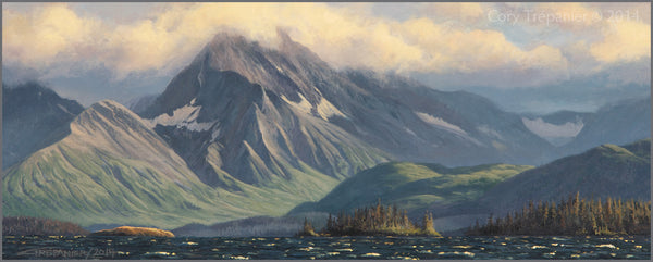 Rough Waters (larger painting from study)